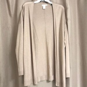 H&M TAN CARDIGAN